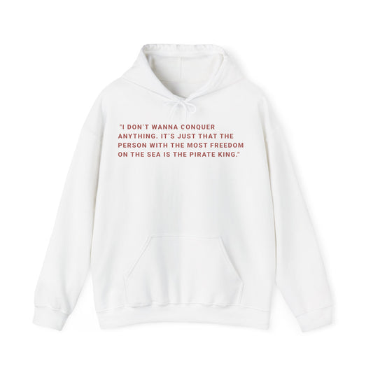 Graphic Hoodie — 'Billion Bounty Baby' Pirate King Quote Sweatshirt